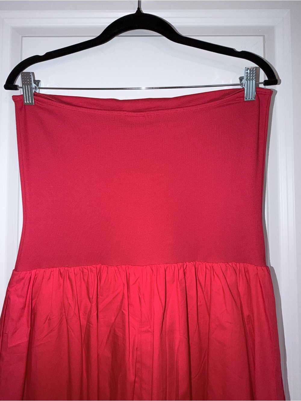 A New Day Strapless Red Midi Dress - Picture 6 of 7